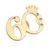 50e 60e 30e 40e grossistes favorisant le mariage d'anniversaire de mariage présent Gold Imperial Crown Digital 50 Bouteille ouvre-boute
