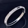 Mästare designad utsökta retro Vanlycle smycken armband Högt silver S925 Ljus lyxarmband bredt och smalt med vanligt Vanley