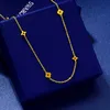 Designer Croitrres Nacklace Simple Set Pendant and Simple Farterfly Key Titanium Steel Necklace Kvinnlig krage Kedja online Live Broadcast