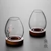 Kaarsenhouders Japanse glas creatieve ornamenten romantisch huis retro winddichte desktop decoratie bougeoir indoor decor bs50zt