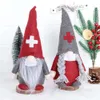 Gnome Christmas Plush Ornaments Doctor Nurse Swedish Santa Xmas Tree Decor Holiday Home Party Decoration 1011 ation