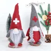 GNOME JUL PLUSH Ornament Doctor Sjuksköterska Svenska Santa Xmas Tree Decor Holiday Home Party Decoration 1011 ation