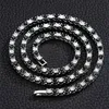 Tennis 4/5 mm 1 rangée Black and White Crystal Cz Stone Tennis Chain Hip-Hop Collier Sparkling Ice Stone Bijoux D240514