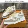 Fashion Top Quality Skate V Designer Casual Dress Shoes Luxury Womens Mens Overlays Virgil Trainers Low OG Original Platform Leather Calfskin White Black Sneakers