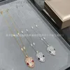 Necklace Designer for Woman Bulgarie Luxury Charm snake Necklace Baojia Full Diamond Snake Head Necklace High Version Snake Shaped Pendant Trendy High End Small and