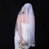 Cabelo de casamento Jóias de casamento véus de noiva glamourosos para as lantejoulas de lantejas de folhas de folhas de folhas de folha de folha de folha de folha de 1º comprimento de ponta de fingida véu de casamento de dedão V201