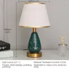 Tafellampen dlmh moderne keramieklampen led creatief eenvoudige mode bed bureaulamp voor huis woonkamer slaapkamer decor