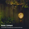 Figurines décoratives Lampe à montgolfière suspendue Solar IP55 Projecteur à LED imperméable