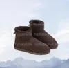 Горячий зимний снежный снегопад Ultra Mini Mini Swepskin Шерсть шерстяные ботинки роскошные бренд мужской обувь дизайнерские тапочки бот 34-44