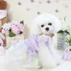 Hundkläder sommarhundar kjol söt prinsessa bröllopsklänning stil klänningar för husdjur kläder York