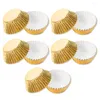 Baking Moulds 100pieces Colorful Cupcake Paper Liners Non-Stick Muffin Molds For DIY Pastry Chocolate Green