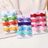 Accessoires de cheveux 4pcs / Set Nouveau bébé Baby Elastic Hair Band Colorful Nylon Ball Band Band Childrens Accessoires de cheveux mignons Headwear Turban Soft Turban Gift