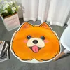 Carpets Fashion S Style 3D Thick Cartoon Dog Head Shape Anti-Slip Pet Print Mats Bathroom Floor Kitchen Rugs