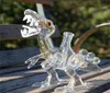 Nouvelle arrivée Clear Color Pipes dino gréement fumant les conduites d'eau populaires vend des gobelets