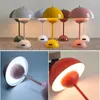 Tischlampen LED Typ-C wiederaufladbare Schreibtisch Leuchte nordische Pilzbeleuchtung für Schlafzimmer Dining Touch Night Moderne Dekoration