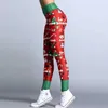 Women's Leggings New Women Sexy Christmas Leggings High Waist Skinny Legging Fitness Ladies Printed Workout Leggings Stretch Trousers Pants Y240508