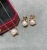 Designer Croitrres Nacklace Set Set Set Pendant 925 Collier de perle de corne de taure