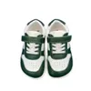 Tipsietiees Spring Genuine Leather Shoe per ragazze e ragazzi Sneaker a piedi nudi Strape elastica minimalista 240426