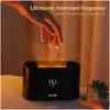 Essentialoljor Diffusorer Flame Olja doft Luftfuktare Aromaterapi Elektrisk lukt för hembrandduftaroma HINE 221028 Drop D DHWMC