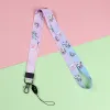 Polyester Toys Cartoon Phone Phone Phone Stracts Charms Keychain Lanyard Ferrule Multi-Color Cells Téléphone Accessory Camera Camera Student Carte Work ID Cartes Long