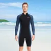 Frauen Badebekleidung Neoprene Tauchschutzkleidung mit Reißverschluss Herren Schnorcheln Surfen Badeanzug Anti-Kratzer Dauerhaftes warmes Wassersport