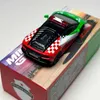 Diecast Model Cars MINIGT1 64 guide car evo calf supercar police car alloy car model #193 left rudder T240513