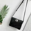 Botteg Venet high -end designer draagtas voor dames nieuwe kleine vierkante tas echt lederen koeienhuid geweven zwarte kleine rugzak crossbody tas enkele schouder dames tas