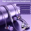 Metal wired mobile headset bass mobile phone game stereo microphone headphone braided wire headphone noise reduction