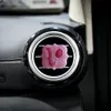 Säkerhetsbälten tillbehör rosa 2 tecknad bil luft vent