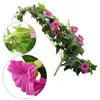 Flores decorativas 1pcs 6,5 6,5 cm de glória da glória Flor artificial 5.3 5,3 cm 65,5 cm de elegância rosa pano de seda vermelha de cor vibrante