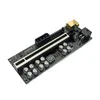 Nyaste VER016 PCIe Riser 016 V016 Riser PCI X16 Temperaturspänning 3 RGB LED 6P USB Mining Riser för grafikkortadaptrar