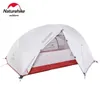 Tende e rifugi Naturehike Camping Tenda Star River River a cupola a doppio strato a doppio strato Ultra leggero Backpack impermeabile da viaggio all'aperto Tentq240511