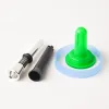 Bong di silicone portatile bongino b. bong di vetro tubo di vetro concentrato olio tubo di plastica in metallo spedizione gratuita 11 ll