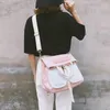 Ryggsäck harajuku kvinnor canvas mode casual multifunktion axelväskor skolväska för tonåring flickor söta resor ryggsäck