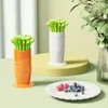 Форкс мини-фрукты Очаровательные практические одноразовые вилки для детей, не скользящие обрабатывает милые дизайны с 30 частями.