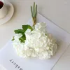Dekorative Blumen 3pcs 3D Hordera Hand fühlen Kunststoff künstliche Bouquet Hochzeitsdekor Blume Arrangement Party Home Fälschung
