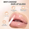 Hellokiss 8 컬러 거울 광택 립글로스, 보습 및 미세한 반짝이는 진주 글로스 립글로스 립글로스