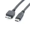 30 cm USB 3.1 Type C naar mircro B HDD-gegevenskabel USB-C USB Type-C naar Micro USB 3.0 Hoge snelheid Gegevensoverdracht Laadkabelsnoer