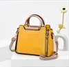 Shoulder Bags Leather Handbags Fashion Color Matching Handbag Large Capacity Bag One Diagonal Small Square