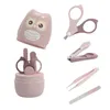 Born Baby Nail Scissir Care Tool Kid Safe Portable Clipper Tweezer With Box Children Manicure Kit 240514