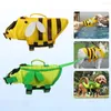 Appareils pour chiens Houstable pour animaux de sauvetage ajusté Vente molle Adjuds Little Bee Swimming Vêtements pour chiens chats