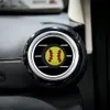 Säkerhetsbälten Tillbehör Baseball Cartoon Car Air Vent Clip Diffuser Outlet per Conditioner Clips Drop Leverans OTC1S OT7HX OTLAP