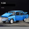 Diecast Model Cars 1/24 ratio LADA toy car model alloy die cast 6-door open pull back sound light ratio car toy T240513