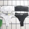 Kvinnor stropplösa badkläder hög midja bikinis set bokstäver webbing baddräkt strand semester baddräkt