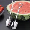 Lepels 304 roestvrijstalen schepschep net net rood creatief dessert ijs Watermelon huishouden hoog uiterlijk niveau th