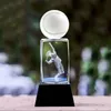 Trophies de sculpture cristalline personnalisées sportives Volleyball Tennis Badminton Golf Games Competition Awards Home Decor 240429