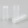 200 x 4g 4ml Plástico PE Tubos de teste com laboratório branco Laboratório dura Recipiente de amostra transparente Vises femininos garrafas cosméticas rtpvl