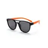 Lunettes de soleil Cadre des verres optiques adaptés aux enfants Boys filles Myopia Lunettes Cadre avec 0 degrés Lens Points d'objectif plat Childrens Unisexe S8172 D240514