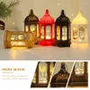 Bandlers 2 PCS Ramadan Lantern Eid -Fitr Wind Lampe Creative LED Decorative Indoor Light Desktop