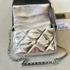 Designer Bag Luxe tas voor vrouwen 19 Tassen Kwaliteit Afwerking Metalen Dikke ketting Gold Silver Chain Tote